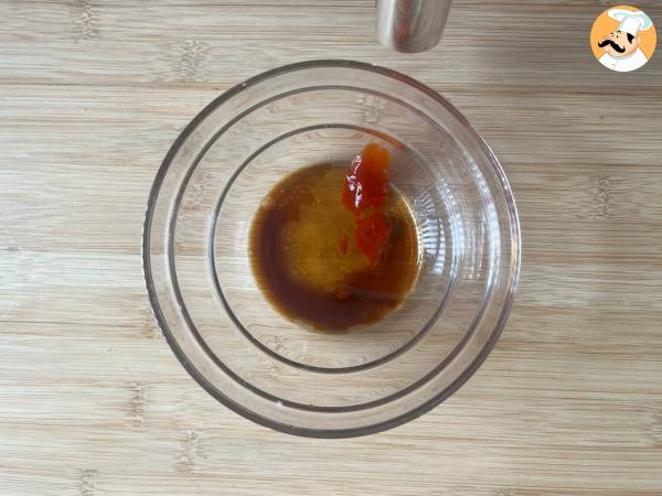 Air fryer Lachshäppchen mit asiatischer Marinade - Zubereitung Schritt 1