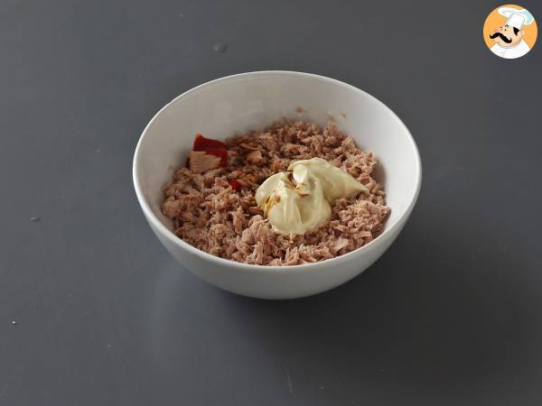 Onigiri mit Thunfisch, das kleine dreieckige Reissandwich aus Japan - おにぎり - Zubereitung Schritt 5