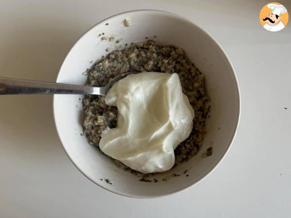 Overnight oat rote Früchte und Schokolade, ein gesundes und sättigendes Frühstück! - Zubereitung Schritt 3