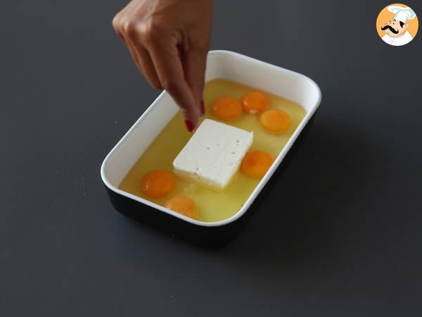 Weicher und super proteinreicher Wrap mit Ei und Feta - Zubereitung Schritt 3