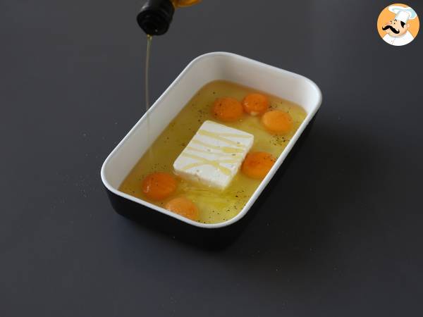 Weicher und super proteinreicher Wrap mit Ei und Feta - Zubereitung Schritt 4