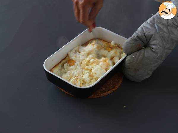 Weicher und super proteinreicher Wrap mit Ei und Feta - Zubereitung Schritt 5