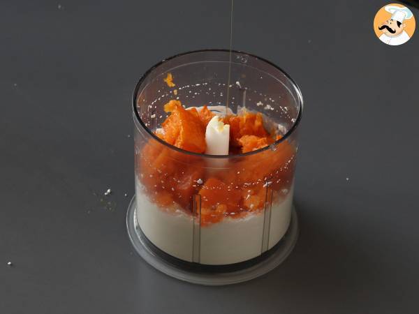 Cremige Kürbis- und Feta-Pastete mit einem Hauch von Honig - Zubereitung Schritt 3