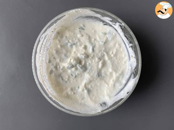 Joghurtsoße, Feta, Zitrone und Minze - superfrisch! - Zubereitung Schritt 1