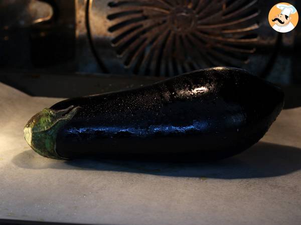 Aubergine mit Paniermehl paniert Panko façon katsu japanisches Curry, aber vegetarisch - Zubereitung Schritt 2