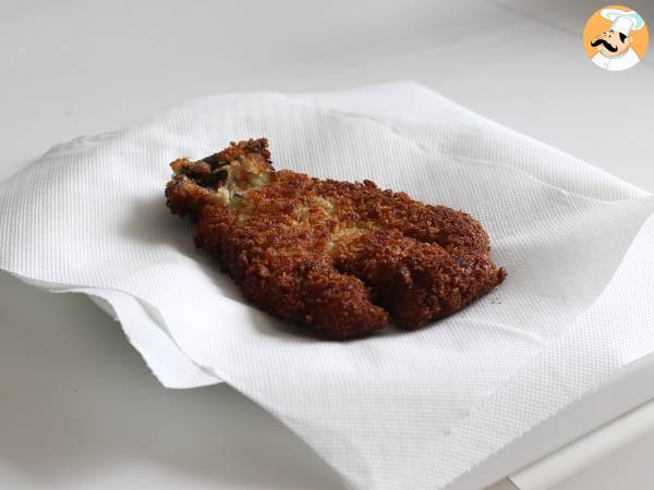 Aubergine mit Paniermehl paniert Panko façon katsu japanisches Curry, aber vegetarisch - Zubereitung Schritt 11