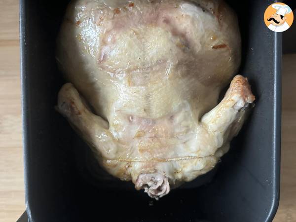 Wie macht man ein Brathähnchen mit dem Air Fryer? - Zubereitung Schritt 3