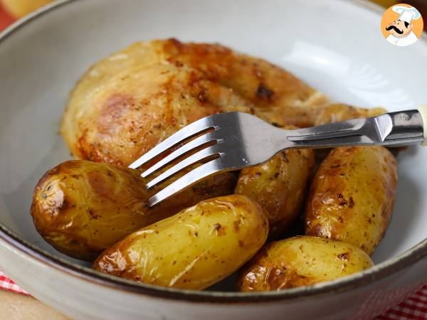 Wie macht man ein Brathähnchen mit dem Air Fryer? - Zubereitung Schritt 4