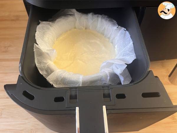 Gesunder Käsekuchen in der Heißluftfritteuse - Zubereitung Schritt 3