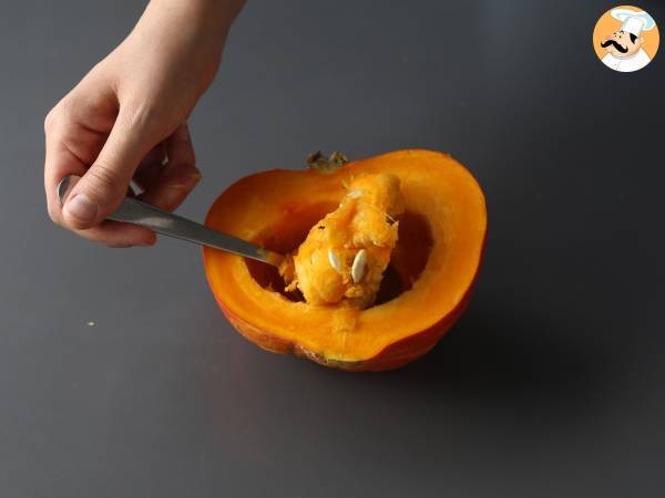 Kürbis-Tatin mit Ziegenkäse und Honig - Zubereitung Schritt 1