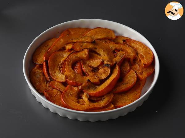 Kürbis-Tatin mit Ziegenkäse und Honig - Zubereitung Schritt 7