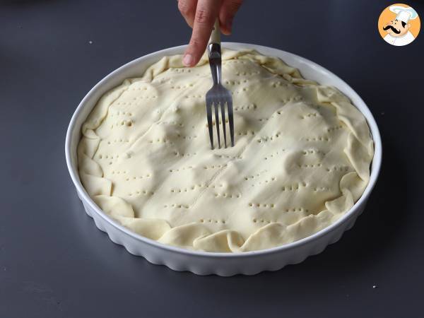 Kürbis-Tatin mit Ziegenkäse und Honig - Zubereitung Schritt 9