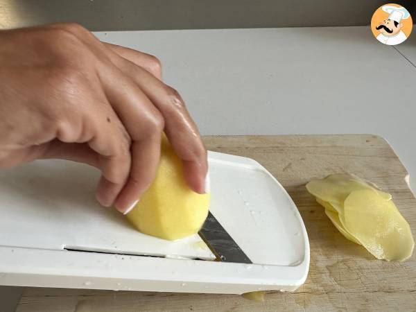 Kartoffelchips aus der Mikrowelle - Zubereitung Schritt 2