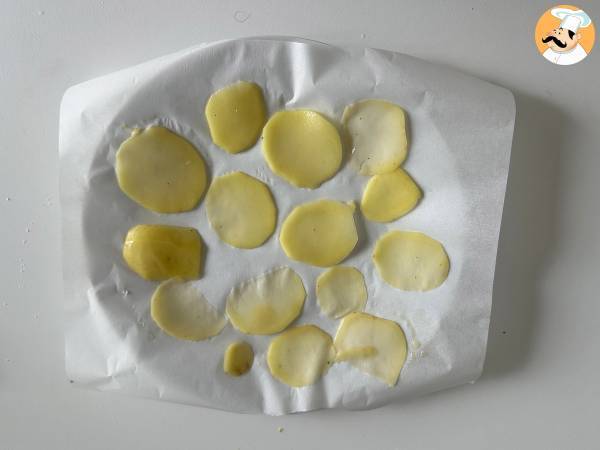 Kartoffelchips aus der Mikrowelle - Zubereitung Schritt 6