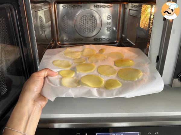 Kartoffelchips aus der Mikrowelle - Zubereitung Schritt 7