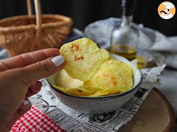 Kartoffelchips aus der Mikrowelle - Zubereitung Schritt 8