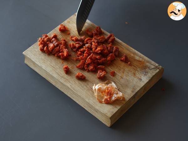 Saftige, würzige Chorizo-Muffins - Zubereitung Schritt 1