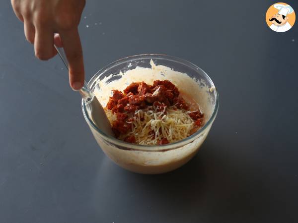 Saftige, würzige Chorizo-Muffins - Zubereitung Schritt 4