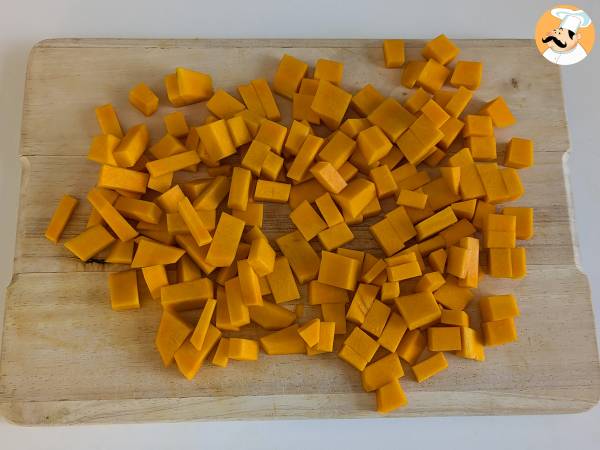 Kürbisfrikadellen in der Fritteuse - Zubereitung Schritt 1