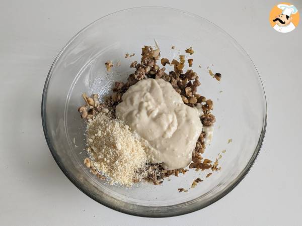 Cannelloni mit Champignons und Wurst - Zubereitung Schritt 8