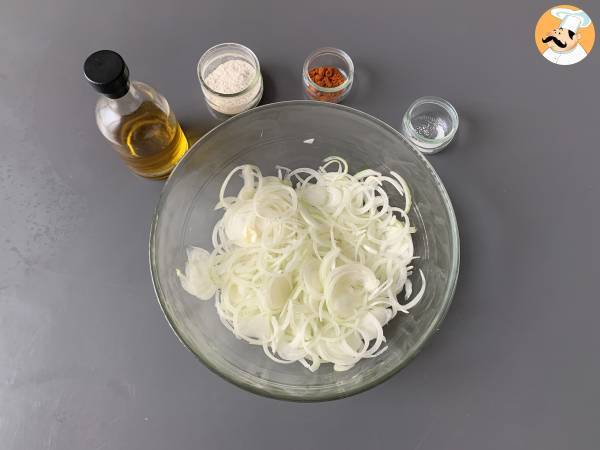 Wie macht man knusprige Zwiebeln im Backofen? - Zubereitung Schritt 3