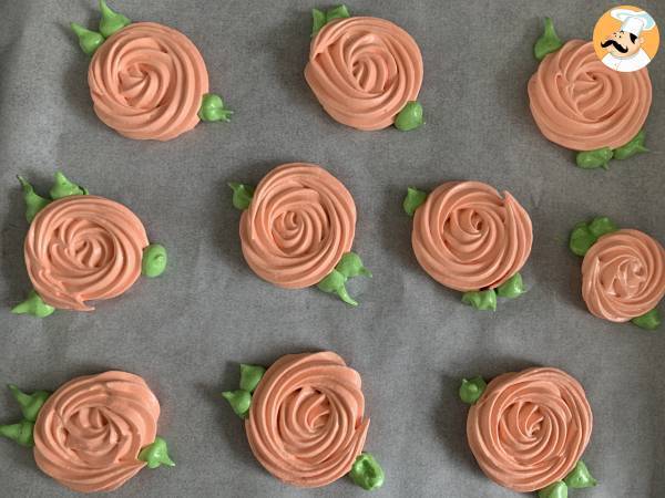 Baisers in Form von Rosen, zuckersüß! - Zubereitung Schritt 8