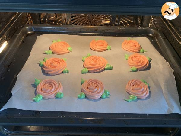 Baisers in Form von Rosen, zuckersüß! - Zubereitung Schritt 9