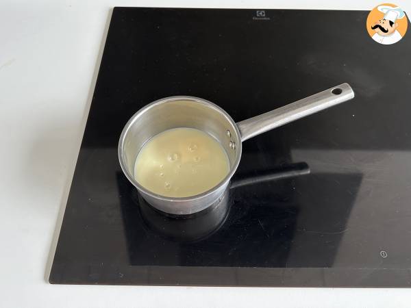 Erdnuss-Brigadeiro, eine köstliche brasilianische Süßspeise - Zubereitung Schritt 1