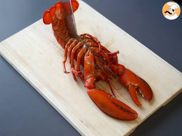 Gebackener Hummer mit Petersilie und Zitrone: Einfachheit und Raffinesse auf dem Tisch. - Zubereitung Schritt 2