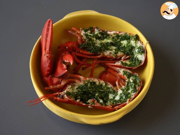 Gebackener Hummer mit Petersilie und Zitrone: Einfachheit und Raffinesse auf dem Tisch. - Zubereitung Schritt 5