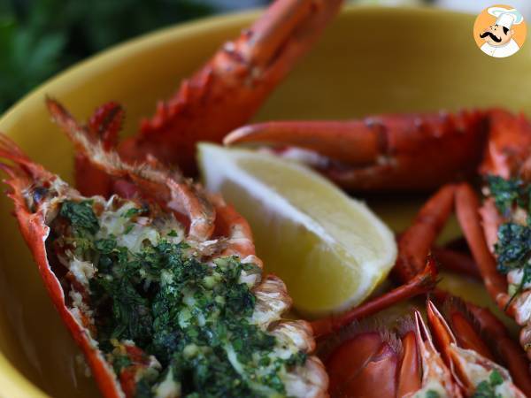 Gebackener Hummer mit Petersilie und Zitrone: Einfachheit und Raffinesse auf dem Tisch. - Zubereitung Schritt 7