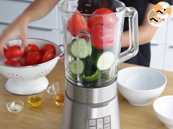 Andalusische Gazpacho - Zubereitung Schritt 3