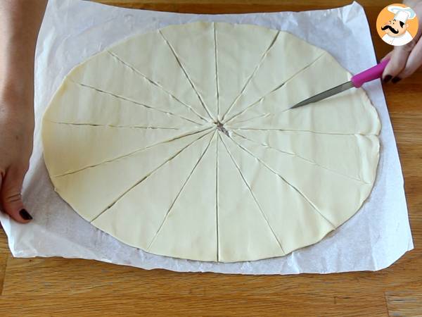 Blätterteigkranz mit Lachs und Senf - Zubereitung Schritt 7