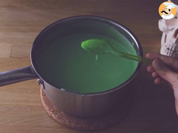 Frankenstein-Cremes für Halloween - Zubereitung Schritt 6