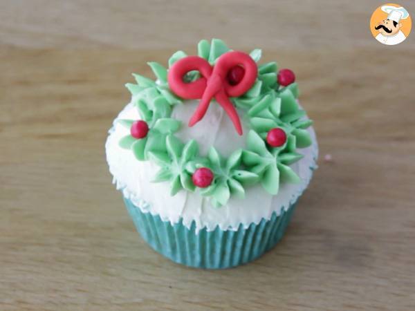 Weihnachtlich dekorierte Cupcakes - Zubereitung Schritt 15