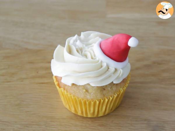 Weihnachtlich dekorierte Cupcakes - Zubereitung Schritt 17