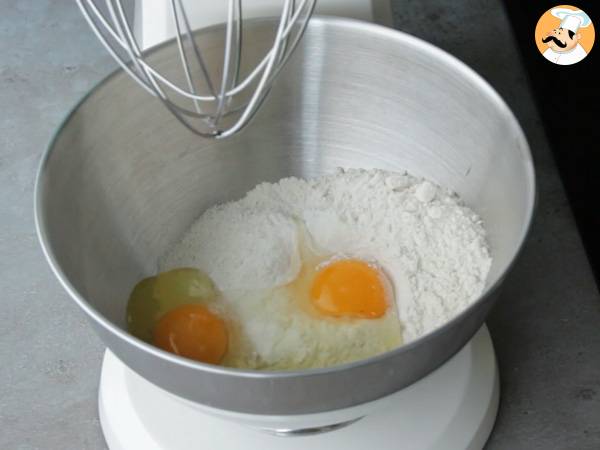 Leichte, glutenfreie und milchfreie Pfannkuchen - Zubereitung Schritt 1