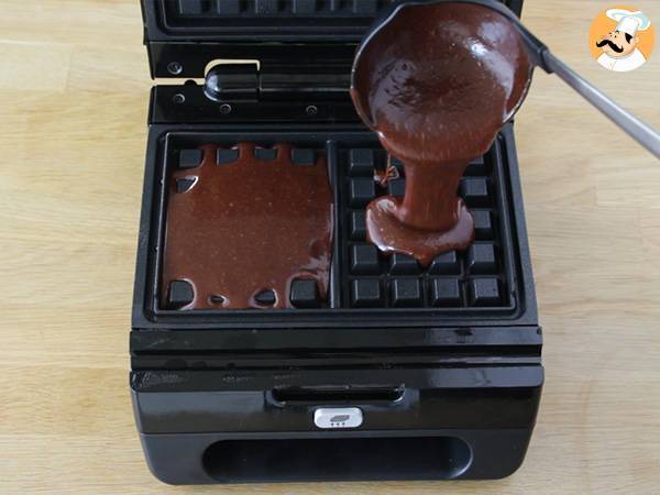 Brownie-Waffeln - Zubereitung Schritt 3