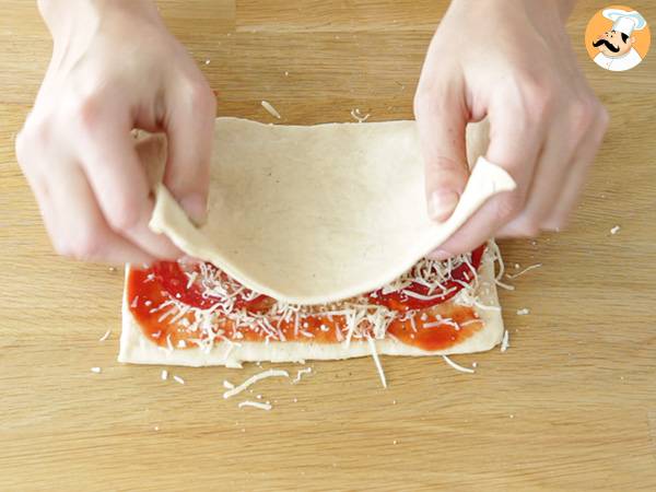 Pizza-Waffeln - Zubereitung Schritt 2