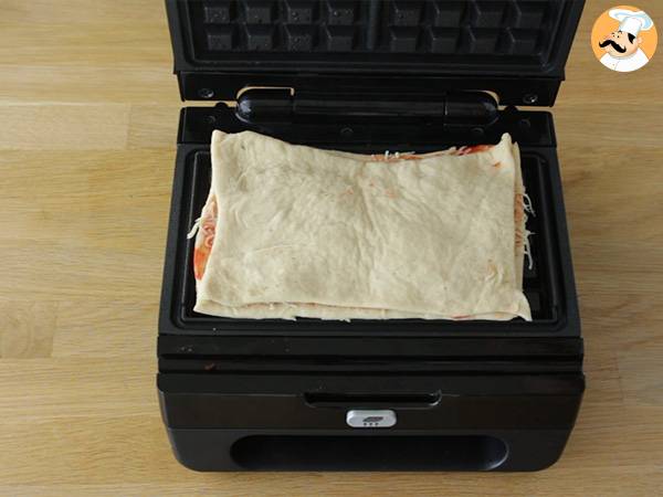 Pizza-Waffeln - Zubereitung Schritt 3