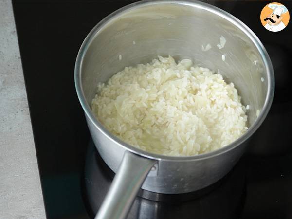 Risotto mit Käse und Chorizo - Zubereitung Schritt 5