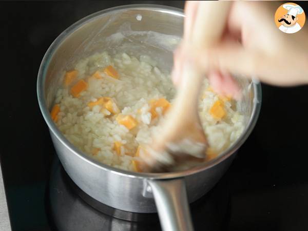 Risotto mit Käse und Chorizo - Zubereitung Schritt 7