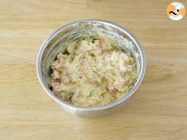 Salzige Muffins zum Aperitif - Zubereitung Schritt 3