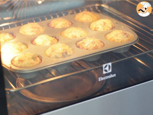 Salzige Muffins zum Aperitif - Zubereitung Schritt 5