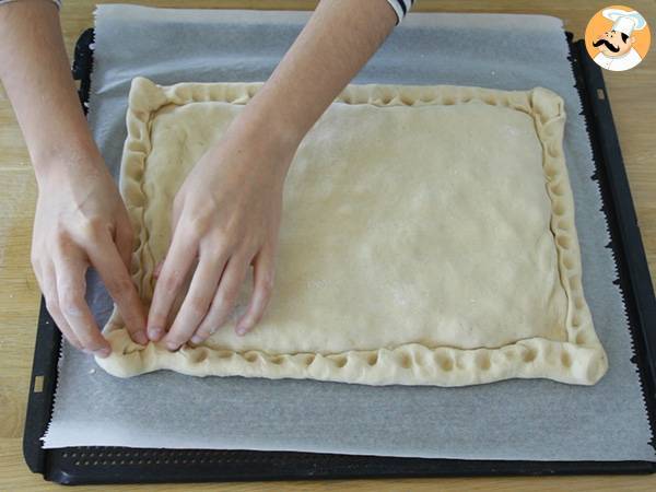 Empanada mit Thunfisch auf spanische Art - Zubereitung Schritt 11