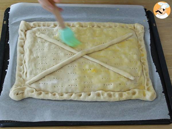 Empanada mit Thunfisch auf spanische Art - Zubereitung Schritt 13
