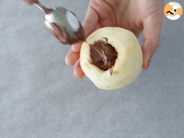 Blätterteigbirnen mit Schokoladenkern - Zubereitung Schritt 3