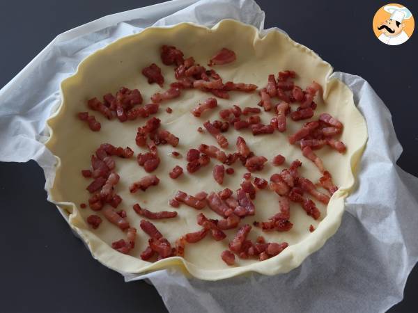 Hausgemachte Quiche Lorraine, das einfache Rezept - Zubereitung Schritt 1