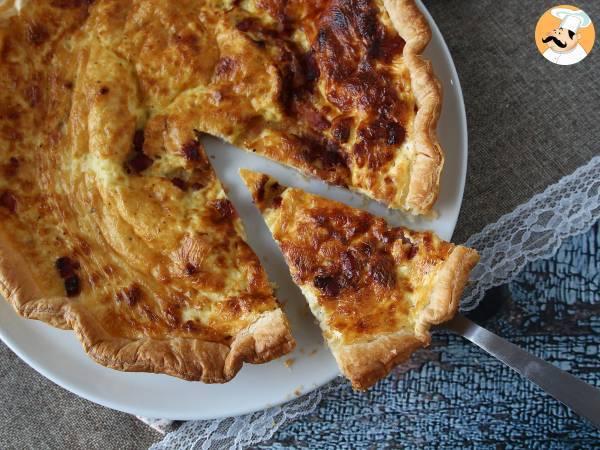 Hausgemachte Quiche Lorraine, das einfache Rezept - Zubereitung Schritt 5