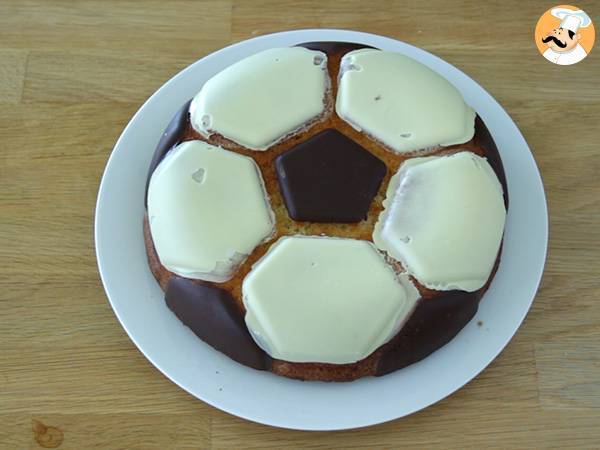 Kuchen Fußball - Zubereitung Schritt 7